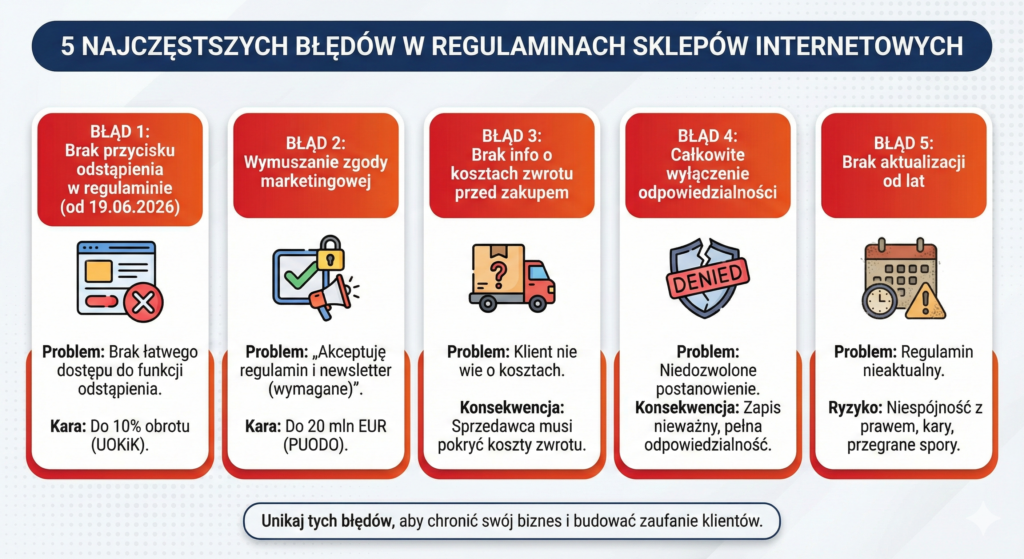 regulamin sklepu online