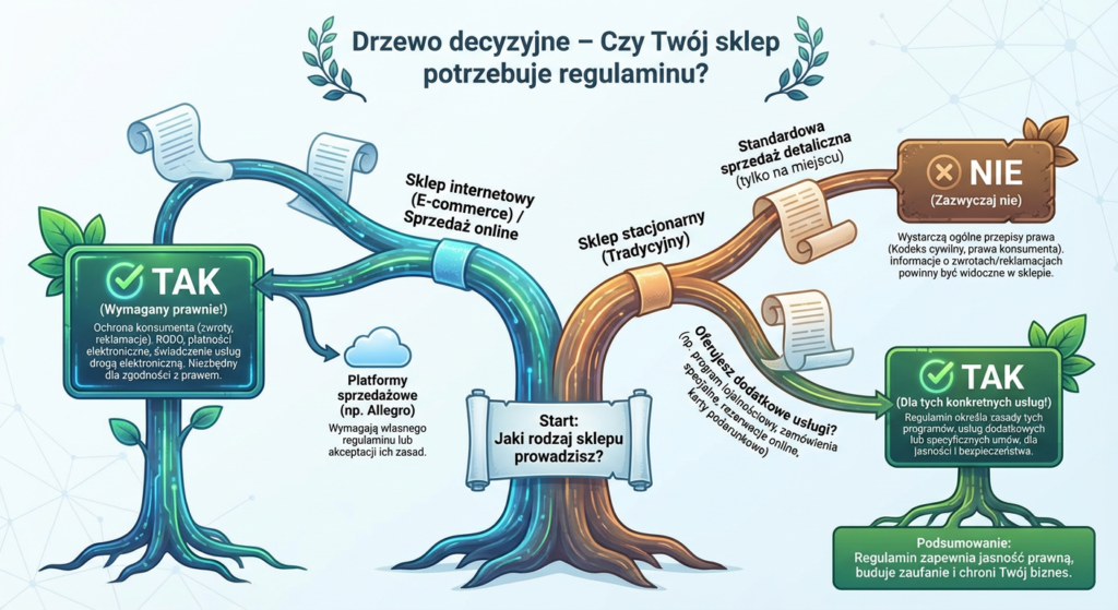 regulamin sklepu stacjonarnego
